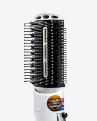 Lược sấy tạo kiểu tóc Tescom NBIC32 - Công nghệ ion âm và tinh dầu hoa trà Nhật Bản cho tóc mượt mà, khỏe đẹp