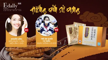 Tinh Chất Đông Trùng Hạ Thảo Edally Hwa Pyung Sam 60ml - Bổ Thận, Tốt Gan, Cải Thiện Sức Khỏe, Giúp Đẹp Da và Tóc