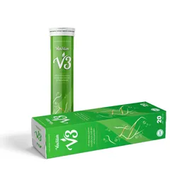Viên Sủi Giảm Cân Vinslim V3 - Hỗ Trợ Thanh Lọc Cơ Thể Từ Thiên Nhiên, Tăng Cường Chuyển Hóa, Dễ Uống, 20 Viên