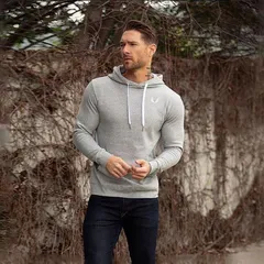 Áo thể thao nam dài tay ASRV có túi - Chất liệu thun Polyester thoáng khí, co dãn cao, phù hợp cho tập Gym và thể thao hàng ngày.