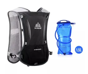 Balo thể thao Aonijie E913S - Balo nhẹ 5L với 9 túi và vest nước 1.5L cho hoạt động ngoài trời, đi bộ đường dài, tập gym