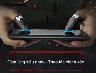 Bao tay chơi game FF sợi carbon Sidotech Memo GT1 - Găng tay cảm ứng siêu nhạy, bền đẹp, thoáng khí cho game thủ chuyên nghiệp