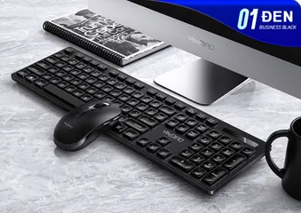 Bộ Bàn Phím và Chuột Không Dây Mini Sidotech Yindiao Max3 - Thiết Kế Siêu Gọn, Kết Nối USB 2.4G, Phản Hồi Nhanh, Chống Ồn