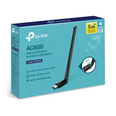 Bộ Chuyển Đổi USB Wifi TP-Link Archer T2U Plus AC600 - Tốc Độ Cao 600Mbps Băng Tần Kép 2.4GHz & 5GHz, Thích Hợp Game và Truyền Hình HD