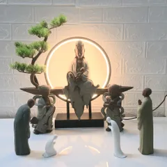 Bộ Đèn LED Trang Trí Kệ Cây Phòng Khách - Tạo Không Gian Thư Giãn Sang Trọng Với Phong Thủy Tinh Tế