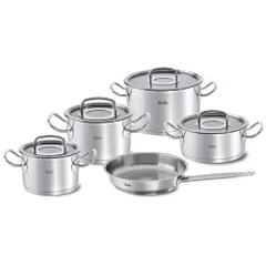 Bộ Nồi Inox Cao Cấp Fissler Original Profi Collection 5 Món - Thiết Kế Bền Đẹp, Dùng Cho Mọi Loại Bếp, Hiệu Suất Nấu Nướng Tối Ưu