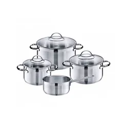Bộ Nồi Silit Achat 4 Món Cao Cấp - Thép Không Gỉ Sang Trọng Dành Cho Bếp Gia Đình, Chịu Nhiệt Tối Đa 240°C