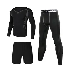 Bộ quần áo giữ nhiệt 3in1 cho nam Yinghu - Chất liệu thun Polyester thoáng khí, thoải mái tập gym, thể thao, đồ tập nam