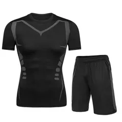 Bộ Quần Áo Gym Nam Pro Combat Ôm Body - Thời Trang Thể Thao Năng Động, Chất Liệu Co Giãn, Duy Trì Cảm Giác Thoáng Mát Khi Tập Luyện