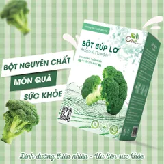 Bột Súp Lơ Goce Nguyên Chất Sấy Lạnh - Bổ Sung Vitamin C Tăng Cường Miễn Dịch và Giảm Cân, Đóng Gói Tiện Dụng 72g