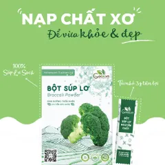 Bột Súp Lơ Goce Nguyên Chất Sấy Lạnh - Bổ Sung Vitamin C Tăng Cường Miễn Dịch và Giảm Cân, Đóng Gói Tiện Dụng 72g