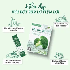 Bột Súp Lơ Goce Nguyên Chất Sấy Lạnh - Bổ Sung Vitamin C Tăng Cường Miễn Dịch và Giảm Cân, Đóng Gói Tiện Dụng 72g