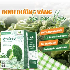 Bột Súp Lơ Goce Nguyên Chất Sấy Lạnh - Bổ Sung Vitamin C Tăng Cường Miễn Dịch và Giảm Cân, Đóng Gói Tiện Dụng 72g
