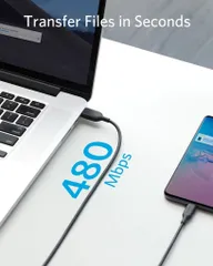 Cáp Anker PowerLine III USB-C to USB-C 0.9m A8852 - Sạc Nhanh Power Delivery, Độ Bền Cao, Thiết Kế Gọn Nhẹ, Tương Thích Với Nhiều Thiết Bị