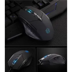 Chuột Inphic PW1H Có Dây 6 Phím - Chuột Gaming Hiện Đại Cho Văn Phòng và Chơi Game - Độ Phân Giải Tùy Chỉnh 2400dpi