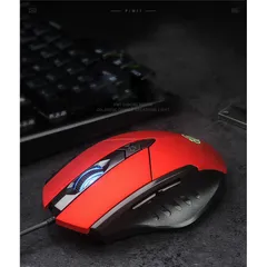 Chuột Inphic PW1H Có Dây 6 Phím - Chuột Gaming Hiện Đại Cho Văn Phòng và Chơi Game - Độ Phân Giải Tùy Chỉnh 2400dpi