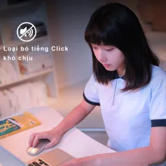 Chuột Không Dây Bluetooth Sạc Pin Sidotech M2S - Chuột Giảm Ồn, Kết Nối USB và Bluetooth, Độ Nhạy 1600 DPI, LED RGB 16 Màu