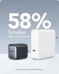 Củ sạc Anker 65W A2663 Nano II - Sạc nhanh USB-C Compact cho iPhone, MacBook, Laptop - Công nghệ GAN II tiên tiến