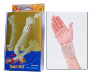 Đai Hỗ Trợ Cổ Tay Nano Flextra Special NF-15800 - Giúp Tăng Tuần Hoàn Máu, Bảo Vệ Cổ Tay Khi Vận Động, Chất Liệu Co Giãn Thoải Mái