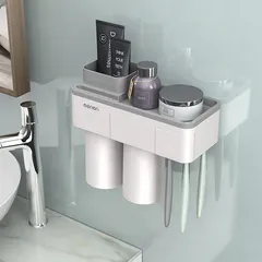 Kệ Nhà Tắm Thông Minh Dán Tường Kèm Cốc Oenon – Thiết Kế Hiện Đại, Đa Năng, Tiết Kiệm Không Gian  (Bộ 2/3/4 Cốc)