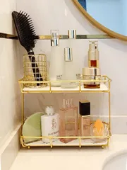 Khay Sứ 2 Tầng Để Mỹ Phẩm Phong Cách Hàn Quốc - Thiết Kế Sang Trọng, Dùng Làm Đồ Decor Nội Thất Xinh Xắn