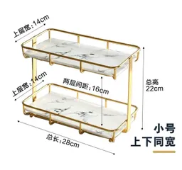 Khay Sứ 2 Tầng Để Mỹ Phẩm Phong Cách Hàn Quốc - Thiết Kế Sang Trọng, Dùng Làm Đồ Decor Nội Thất Xinh Xắn