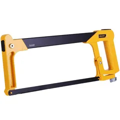 Khung Cưa Cầm Tay Hợp Kim Nhôm Deli DL6001 - Lưỡi Cưa Sắc Bén, Tay Cầm Nhựa êm Ái, Dụng Cụ Sửa Chữa Nhà Cửa Chất Lượng