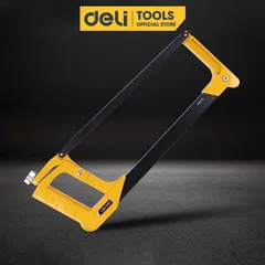 Khung Cưa Cầm Tay Hợp Kim Nhôm Deli DL6001 - Lưỡi Cưa Sắc Bén, Tay Cầm Nhựa êm Ái, Dụng Cụ Sửa Chữa Nhà Cửa Chất Lượng