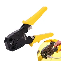 Kìm Bấm Dây Mạng Deli EDL2468 4/6/8P - Công Cụ Đa Năng Uốn Phích Cắm RJ45 Cho Mạng Viễn Thông