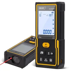 Máy Đo Khoảng Cách Bằng Laser Deli - Thiết Bị Đo Đạc Chính Xác, Siêu Nhỏ Gọn, Dễ Sử Dụng, Đo 40m-100m