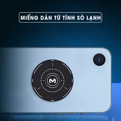 Miếng Dán Từ Tính SIDOTECH Cho Quạt Tản Nhiệt Điện Thoại - Hỗ Trợ Sạc Không Dây Magsafe Cho iPhone