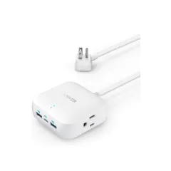 Ổ cắm điện Anker PowerStrip Cube PD3 524 - Sạc Nhanh Type C 30W và 6 Cổng USB, Bảo Vệ An Toàn, Thiết Kế Cube Tiện Dụng