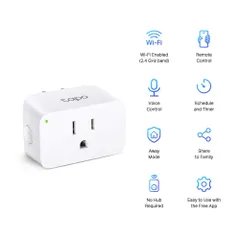 Ổ Cắm WiFi Thông Minh TP-Link Tapo P105 - Điều Khiển Từ Xa Qua Ứng Dụng Tapo, Hỗ Trợ Alexa & Google Assistant, Thiết Kế Nhỏ Gọn