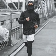 Quần Đùi Tập Gym Nam Có Lót Legging Thể Thao - Chất Liệu Cotton, Polyester, Đen Camo, Tiện Lợi Với Túi Khóa Kéo