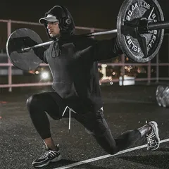 Quần Đùi Tập Gym Nam Có Lót Legging Thể Thao - Chất Liệu Cotton, Polyester, Đen Camo, Tiện Lợi Với Túi Khóa Kéo