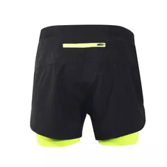 Quần Thể Thao Đạp Xe Chạy Bộ 2 Lớp Asxureo - Chất Liệu Polyester Spandex Thoáng Mát, Nhiều Màu Sắc, Thoải Mái Khi Vận Động