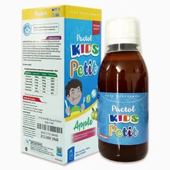 Siro Pactol Kids Petit 150ml - Hỗ Trợ Tăng Đề Kháng và Kích Thích Ăn Ngon Hương Táo Dễ Uống cho Trẻ Em từ 2 Tuổi