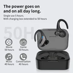 Tai Nghe Bluetooth Lenovo x ORIT GL019 - Chống Thấm Nước IPX5, Micro Khử Tiếng Ồn, Âm Thanh Hi-Fi Cho Chạy Bộ, Tập Luyện