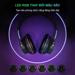 Tai Nghe Chụp Tai Bluetooth Sidotech H2 - Chống Ồn, Âm Thanh Chất Lượng Cao, Thiết Kế Đẹp, Tích Hợp Mic Đàm Thoại Tiện Lợi