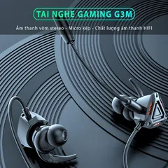 Tai nghe Gaming SIDOTECH G3M có mic chống ồn - Chất lượng âm thanh nâng cao cho game thủ PUBG, Liên Quân, FF, Tốc Chiến
