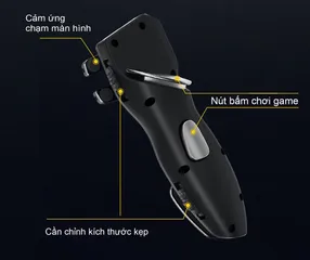 Tay Cầm Chơi Game Sidotech AKPAD-8K cho Máy Tính Bảng & iPad - Tốc Độ Kết Nối Nhanh, Phản Ứng Siêu Nhạy, 6 Ngón Thao Tác