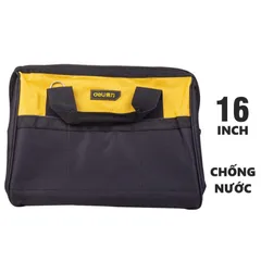Túi Đựng Đồ Nghề Chống Thấm Nước Deli DL-P2 Cao Cấp - Vải Polyester Bền, Thiết Kế Nhiều Ngăn Tiện Lợi, Phụ Kiện Sửa Chữa Nhà Cửa