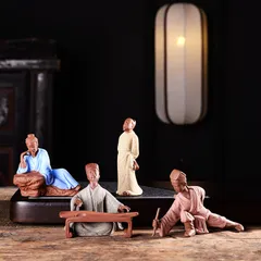 Tượng Khổng Minh Gia Cát Lượng Gốm Sứ Tử Sa Cao Cấp - Phong Thủy Trí Tuệ và Thành Công Trong Học Vấn, Công Danh, Nghệ Thuật Trang Trí