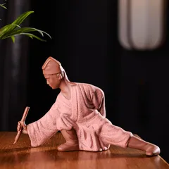 Tượng Khổng Minh Gia Cát Lượng Gốm Sứ Tử Sa Cao Cấp - Phong Thủy Trí Tuệ và Thành Công Trong Học Vấn, Công Danh, Nghệ Thuật Trang Trí