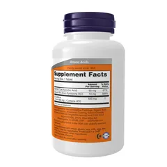 Viên uống Now L-Cysteine 500mg, hỗ trợ sức khỏe da tóc móng với Vitamin B6 & C - chăm sóc sức khỏe hàng ngày