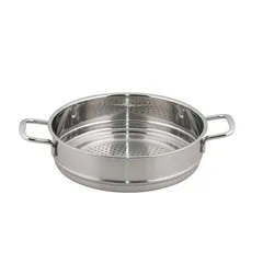 Xửng Hấp Inox 2 Quai Fivestar Không Nắp Size 32cm - Dụng Cụ Nhà Bếp Chống Gỉ Sét, Dễ Vệ Sinh, Phong Cách Châu Âu