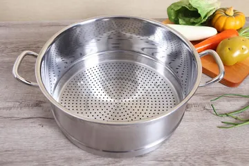 Xửng Hấp Inox 2 Quai Fivestar Không Nắp Size 32cm - Dụng Cụ Nhà Bếp Chống Gỉ Sét, Dễ Vệ Sinh, Phong Cách Châu Âu