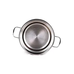 Xửng Hấp Inox 2 Quai Fivestar Không Nắp Size 32cm - Dụng Cụ Nhà Bếp Chống Gỉ Sét, Dễ Vệ Sinh, Phong Cách Châu Âu
