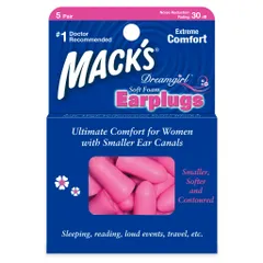 Hộp Nút Bịt Tai Chống Ồn Mack's Dreamgirl Cho Nữ - Thiết Kế Dành Riêng, Giảm Tiếng Ồn Tối Ưu, Thoải Mái Khi Ngủ và Học Tập