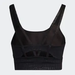 Áo Bra Thể Thao Adidas Medium Support Longline Powerimpact HM6195 - Chất liệu mát lạnh, thấm hút mồ hôi, họa tiết cá tính màu đen cho nữ